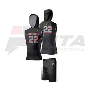 طقم زي كرة القدم الأمريكية المخصص للرجال، قميص وسروال فريق مطبوع بتقنية التسامي للملابس الرياضية - Product Image 4