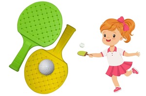 Factory Direct <b>Table</b> <b>Tennis</b> Set High-Performance Plastic Racket for Kids & Family <b>Outdoor</b> Use, OEM Customizable - Product Image 2