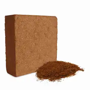 Bloque de turba de coco Medio de cultivo sostenible en forma de bloque conveniente - Product Image 1