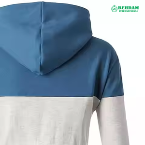 Sudadera con capucha informal para mujer, con cremallera, colores personalizados, precio al por mayor, mangas largas, sudaderas con capucha para hombre, diferentes tallas, 100% algodón - Product Image 5
