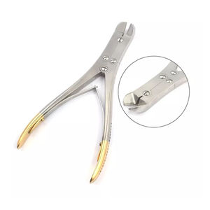 Pinzas para Cortar Huesos Ruskin Curvas, Doradas, de Acero Inoxidable de Alta Calidad, Instrumentos Quirúrgicos de Doble Acción para Cortar Huesos - Product Image 3