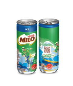 Milo RTD Ice can Edition 240ml bebida energética adecuada para niños - Product Image 2