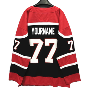 Servicio de OEM personalizado Jersey de hockey sobre hielo amarillo negro blanco conjuntos de uniformes de equipo personalizado nombre Número ropa deportiva - Product Image 4