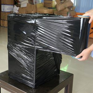 Stretch <b>Wrap</b> Mini Roll <b>Clear</b> Heavy Plastic High Gloss Reinforced Grade 1.57in*650ft Office Packaging Bounding Storing Pallet - Product Image 4