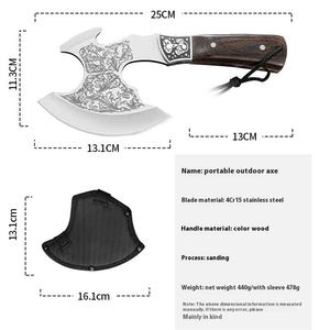 Martillo Multifuncional Portátil para Vehículos, de Acero con Alto Contenido de Carbono, para Rescate, Defensa Personal, Cortar Leña y Huesos, para Camping - Product Image 5