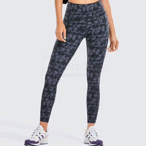 Wholesale Price Custom Made Pattern Breathable High Waist <b>Women</b> Seamless Fitness <b>Legging</b> Custom With Digital Printing Applique - Product Image 3