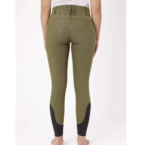 Pantalones de Montar a Caballo de Lona Transpirable de Alta Calidad para Mujer, Novedad, Precio Económico al por Mayor, Personalizables - Product Image 1