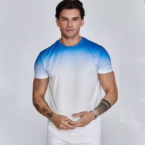 Vente en gros T-shirt à manches courtes à carreaux 300 grammes 100% coton coupe régulière pour hommes, mode de style de rue écologique - Product Image 6