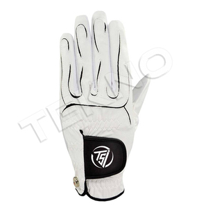 Precio de fábrica Guantes de golf de cuero Cabretta Gran calidad Logotipo personalizado Adecuado Cabretta Cuero - Product Image 5