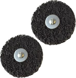 Precio al por mayor quitar con amoladora angular usando rueda removedora de pintura, disco de tira de aleta limpia negra - Product Image 1
