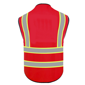 Gilet de sécurité en toile respirante décontractée de style supérieur avec votre propre logo - Product Image 4