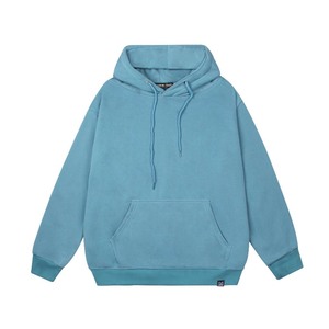 Sweats à capuche unis de haute qualité Hommes et femmes Logo personnalisé Poids lourd Impression de haute qualité Pull Streetwear surdimensionné - Product Image 3