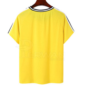 Nouveauté PERWAN SPORTS T-shirt pour homme col rond style streetwear 100% coton anti-plis couleurs et logo personnalisés Fabriqué au Pakistan - Product Image 2