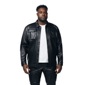 Blouson universitaire personnalisable pour homme, style streetwear, manches en cuir de luxe, séchage rapide, design rayé, style baseball, lettrage chenille - Product Image 1