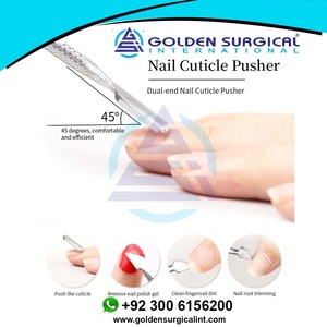 Empujador de Cutículas de Acero Inoxidable de Doble Extremo, Removedor de Piel Muerta para Pedicura, Manicura, Herramienta de Limpieza de Uñas, Venta al por Mayor - Product Image 3