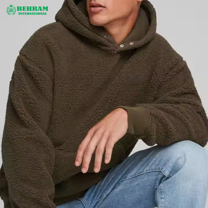 Sweat à capuche unisexe de luxe personnalisé en molleton/éponge française 500 g/m² 600 g/m², coupe décontractée, 100 % coton, qualité supérieure - Product Image 3