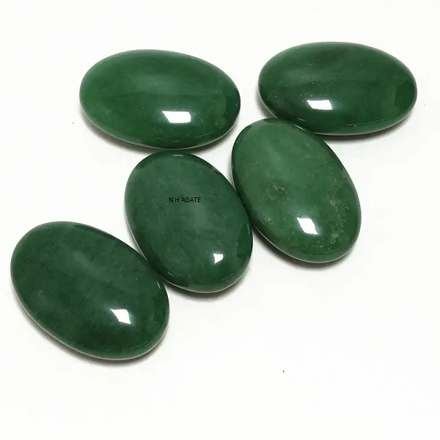 Best Quality Natural Green Jade Palm Stone : Amazing Green Jade Palm Stone For Decoration