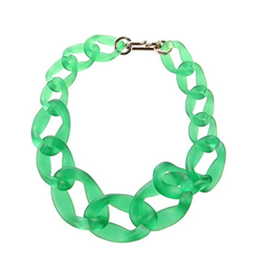 Última calidad Mujeres Regalo de cumpleaños Collar de resina personalizado diseño atractivo joyería antigua al menor costo - Product Image 1