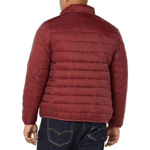 Chaqueta acolchada de proveedor OEM al por mayor, chaquetas de abrigo de invierno ligeras con aislamiento impermeable para hombre con logotipo personalizado 2025 - Product Image 4