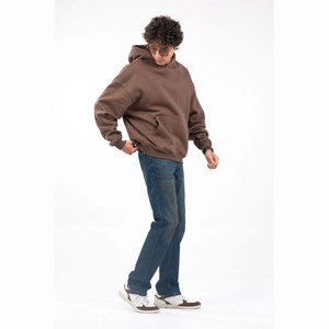 Sudadera con Capucha de Forro Polar Grueso de Alta Calidad para Hombre, Diseño de Logotipo Personalizado, Corte Regular, Mezcla de Algodón para Invierno, Ecológica, ODM - Product Image 2