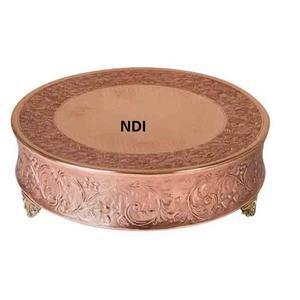 Support à gâteau en métal de forme arrondie, très vendu, pour décorations de fête d'anniversaire ou de mariage, utilisation intérieure et extérieure - Product Image 1