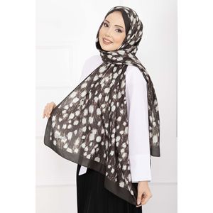 Série de foulards carrés à motif bambou -14, fabriqués en tissu chiffon - Product Image 1