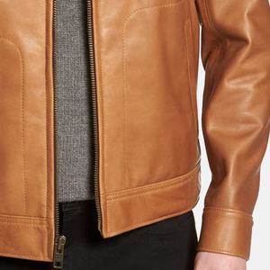 2023 nouvelle conception vêtements de sport pour hommes veste de moto haute qualité en cuir véritable coupe-vent nom de l'équipe personnalisée - Product Image 5