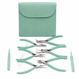 Juego de Alicates y Pinzas Profesionales para Joyería, 8 Piezas, Kit de Herramientas de Precisión para Artesanía - Product Image 1