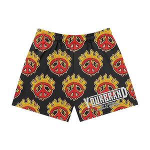 Vente en gros Fabricant de vêtements personnalisés Marque privée acceptée Sublimation Polyester Logo personnalisé Design Short en maille - Product Image 4