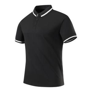 Camisa Formal de Manga Corta para Hombre, Talla XL, de Golf, Lisa, a Rayas, Absorbente de Humedad, Antiarrugas, Tejida, con Spandex, Teñida Lisa - Product Image 5