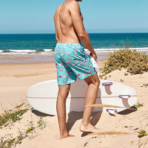 Custom Logo Men Short Blank Swim Beach Shorts Man Summer Swimming Wear Plain Trucks Beach Shorts For Sale - Product Image 2