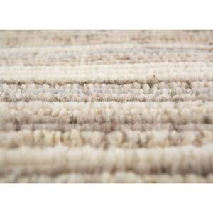 Alfombra de Lana Afgana Tejida a Mano, Color Marfil, Estilo Boho Re-1335, Diseño Abstracto a Rayas, Rectangular, para Sala de Estar, Pasillo o Entrada - Product Image 3