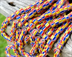 Accessoires de collier de haute qualité bricolage fait à la main-tailles assorties perles de verre de cristal rondes mélangées en vrac toutes les couleurs - Product Image 2