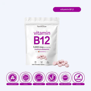 أقراص فيتامين ب12 من ياني جلو، مكمل غذائي يدعم صحة الجسم بالكامل، تصنيع حسب الطلب - Product Image 1