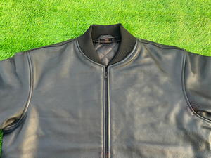 custom wholesale genuine leather winter windbreaker <b>street</b> wear fashion jackets premium quality soft real leather casual wear - Product Image 2