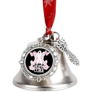 Cloche de décoration de Noël en métal de haute qualité pour les fournitures de fête saisonnières et bel ornement suspendu d'arbre de cloche de Noël - Product Image 5