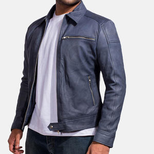 Chaqueta de cuero de piel de oveja personalizada para hombre de alta calidad New Star Evinced Style OEM ODM Chaquetas de cuero de diseñador del fabricante - Product Image 3