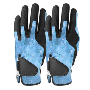 Meilleure vente Design moderne Impression numérique Logo personnalisé Respirant Durable Gants de golf en cuir véritable Cabretta Poignées - Product Image 4