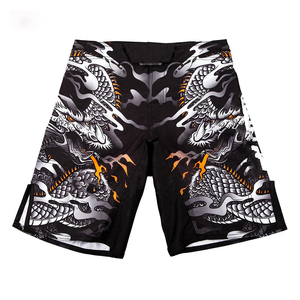 Pantalones Cortos de MMA para Hombre, Estampado de Dragón, Sublimación, Spandex, Poliéster, Absorción de Humedad, Ajuste Atlético, Ropa de Artes Marciales Mixtas - Product Image 1