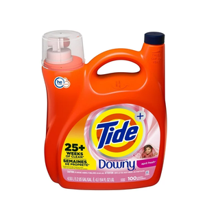 Tide Downy April Fresh He, 100 cargas de detergente líquido para ropa, 154 floz - Product Image 1