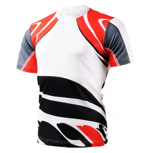 Camiseta de Compresión de Manga Corta Transpirable con Logotipo Personalizado 2025 para Hombre, Artes Marciales, MMA, BJJ - Product Image 2