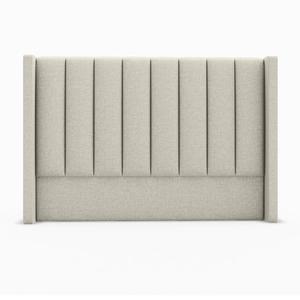 Lignes verticales propres et minimalistes, beau rembourrage en tissu avec <span class=keywords><strong>mousse</strong></span> rembourrée, tête <span class=keywords><strong>de</strong></span> <span class=keywords><strong>lit</strong></span> élégante à ailes - Product Image 5