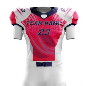 Dernier modèle d'uniforme de football américain Nouveau style d'uniforme de football américain pour jeunes Maillot de football américain au prix de gros - Product Image 1