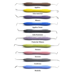 Instrumentos Manuales de Alta Calidad para Restauración Dental con Relleno de Composite, con Mango de Silicona |   Certificado CE DAVICON DE-006 - Product Image 2