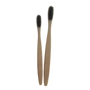Boohoo Brosse à dents mini en bambou écologique, gadgets et accessoires de thérapie buccale - Product Image 3