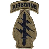 Écussons brodés personnalisés en gros pour uniformes américains, forces spéciales, Rangers, Airborne, avec fixation auto-agrippante