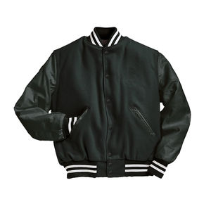 Veste de baseball universitaire de style unique à la mode grande taille vestes pour hommes Patch vierge et veste de collage brodé en 3D - Product Image 6