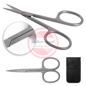 Tijeras para uñas de alta calidad Punta Extra fina Tijeras para uñas para cutículas de acero inoxidable - Product Image 5