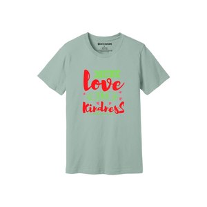เสื้อยืดผ้าฝ้าย100% พิมพ์ลายด้วยความมีน้ำใจขนาด160 180ถึงหนักมี12สีที่สามารถปรับแต่งดีไซน์และการจัดวางของคุณเองได้ - Product Image 2