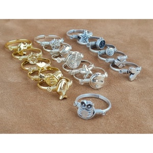 <b>Boho</b> Style Gold and Silver Plated Fashion <b>Rings</b> with Unique Charm Designs Resale Appeal - Product Image 3